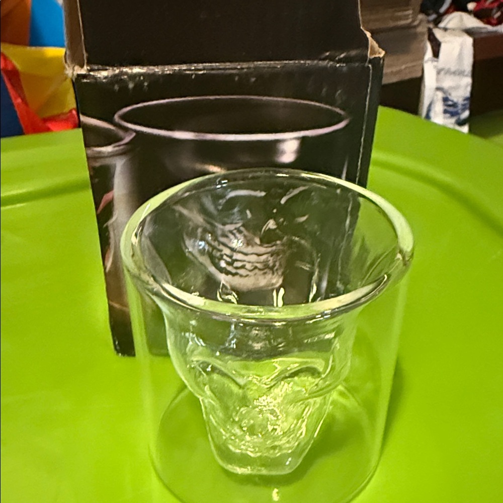 Double-Walled Skull Glass